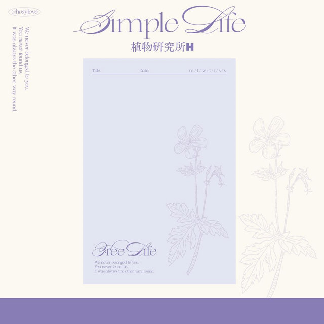 植物研究所便條紙/便籤50張/共八款，鹽系，清新脫俗，唯美文青質感八款可選8x12cm