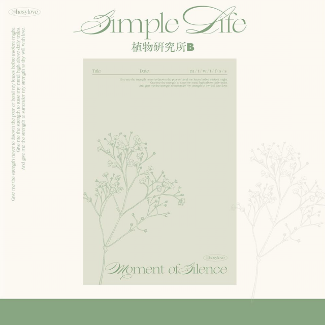 植物研究所便條紙/便籤50張/共八款，鹽系，清新脫俗，唯美文青質感八款可選8x12cm