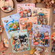 萌萌動員系列貼紙(共六種) 每種有20款x2張，每包40張pet異形貼紙，防水，拼貼，多用途