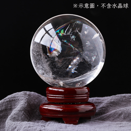 木製水晶球底座 7cm 適合直徑8~10cm水晶球 厚實穩固 雙層可旋轉水晶球架 木質水晶球座 水晶球展示架