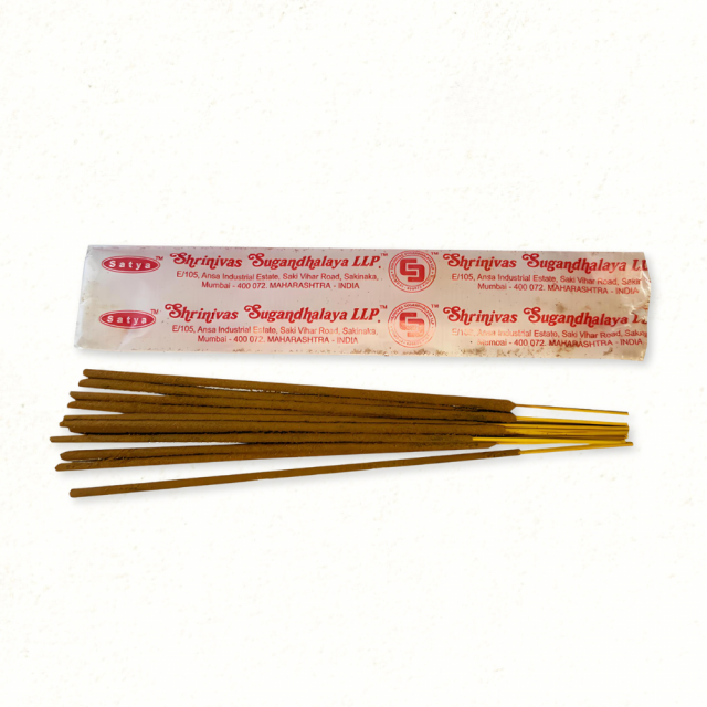 印度【Satya 乳香線香】20cm 小盒 香氣濃郁 Nag Champa系列線香 印度線香 淨化薰香