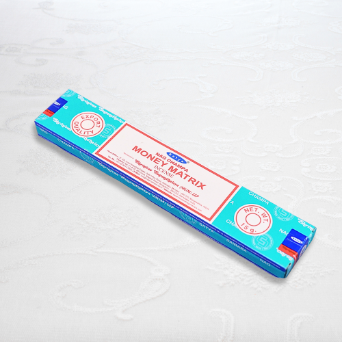 印度【Satya 財富矩陣線香】20cm 小盒 香氣濃郁 Nag Champa系列線香 印度線香 淨化薰香