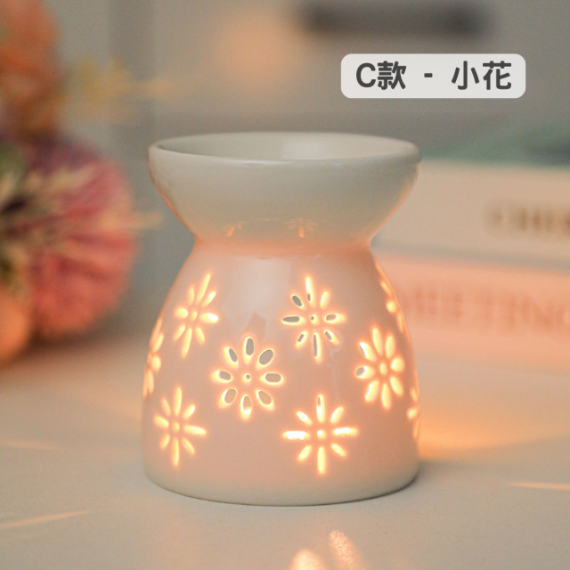 迷你精油薰香爐 共4款 精油燈/加熱薰香器 純露擴香 陶瓷香薰燭台/燭燈/傳統香薰機 蠟燭薰香 按摩油加熱