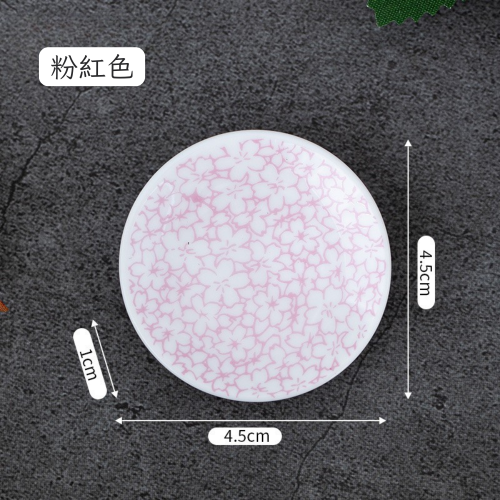 陶瓷塔香燃燒盤/塔香爐/塔香架 4色可選 素雅梅花圖案 椎香盤 輕巧可攜、安全可靠 出差旅行淨化薰香