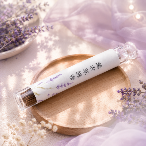 《薰衣草線香》10cm 芳香淡雅 無香精 細線香/迷你線香 花香系列線香 房間可用 室內薰香 攜帶方便 淨化薰香 靜心冥想