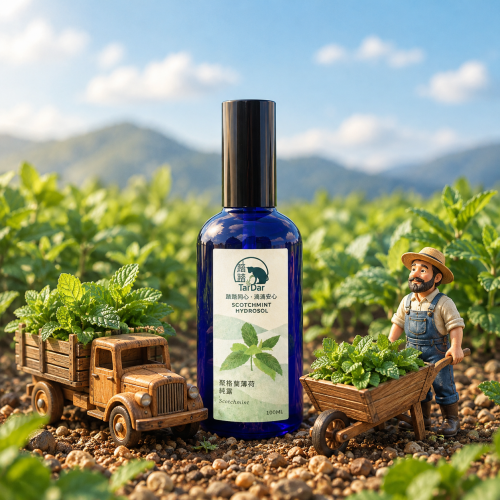 Tar-Dar 蘇格蘭薄荷純露 100ml 台灣製造 天然精油純露 無香精 無色素 環境友善 踏踏休閒文創