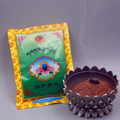 【西藏藏香】拉薩焚香，香氣淡雅 25種珍稀植物藥材配製而成，家用香室内熏香薰香粉/香料/淨化-50g