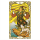 〔新藝術燙金塔羅牌〕迷你版 英文版 Mini Golden Art Nouveau Tarot 偉特塔羅牌