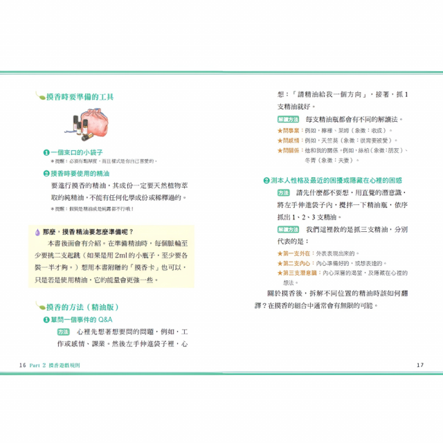 精油摸香讀懂你的心（附卡牌） ：以遊戲的方式，快速解決內心深處的困擾與疑惑