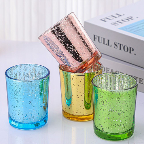 【電鍍星空蠟燭杯｜5色可選】燭杯、玻璃杯。點亮一盞燭光，點燃你的儀式生活感。