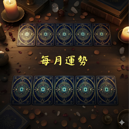 晚晚聊癒塔羅-「12 張牌 × 每月運勢」的整體解讀